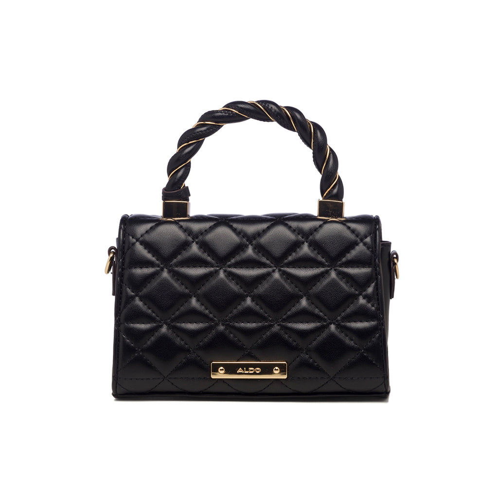 Borsa a mano nera trapuntata da donna ALDO Ribands