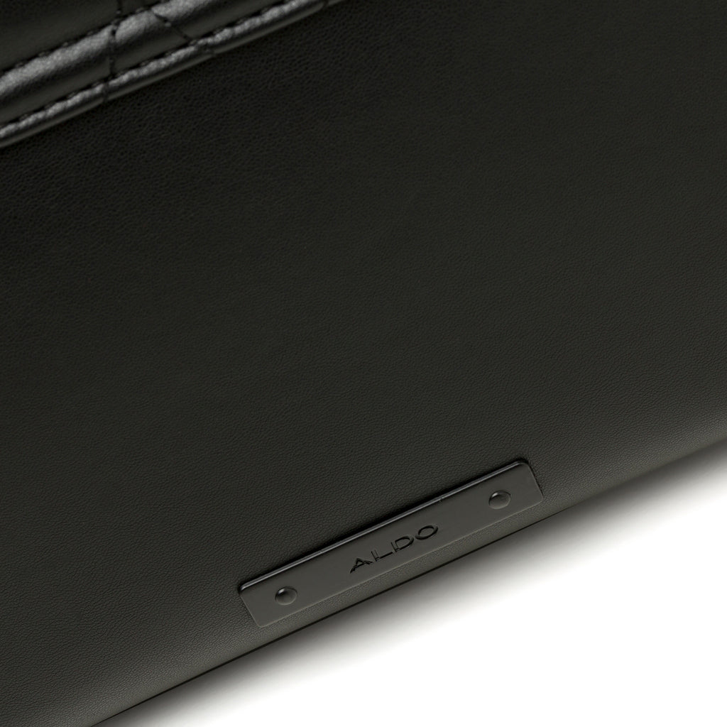 Borsa a mano nera trapuntata da donna ALDO Tranquil