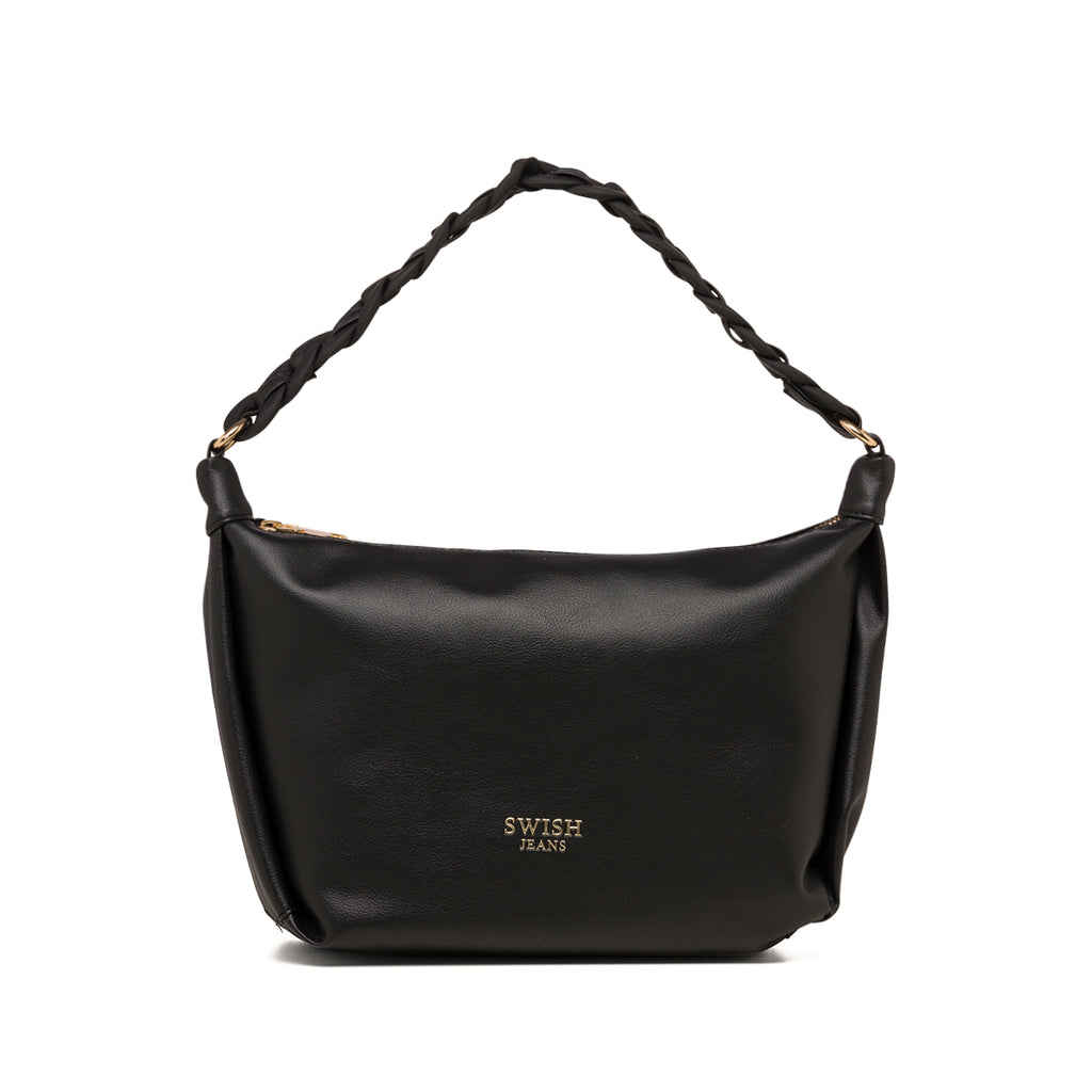 Borsa a mano nera da donna Swish Jeans