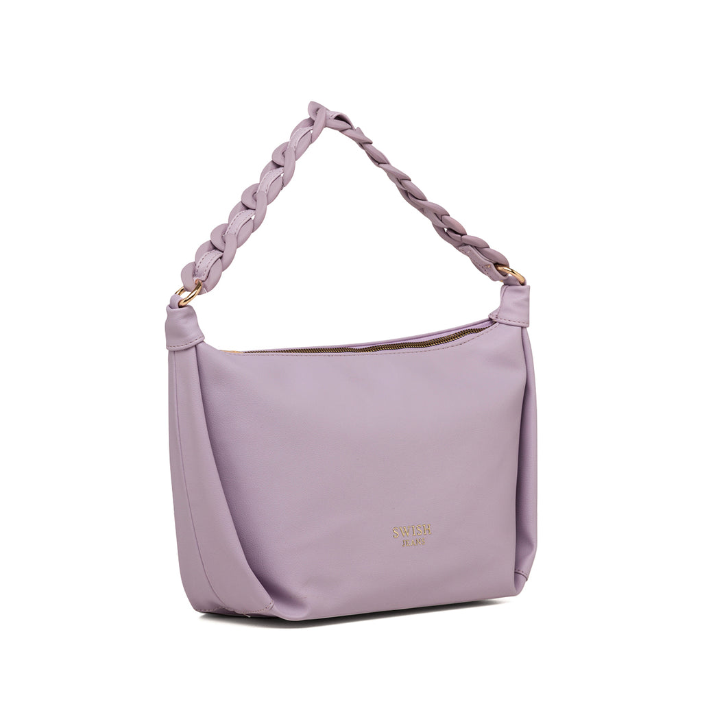 Borsa a mano lilla da donna Swish Jeans