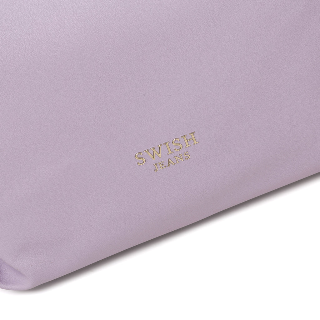 Borsa a mano lilla da donna Swish Jeans
