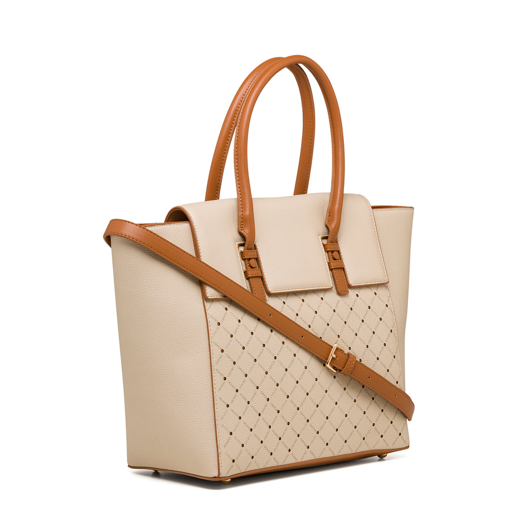 Borsa a mano beige da donna Romeo Gigli Milano Gama