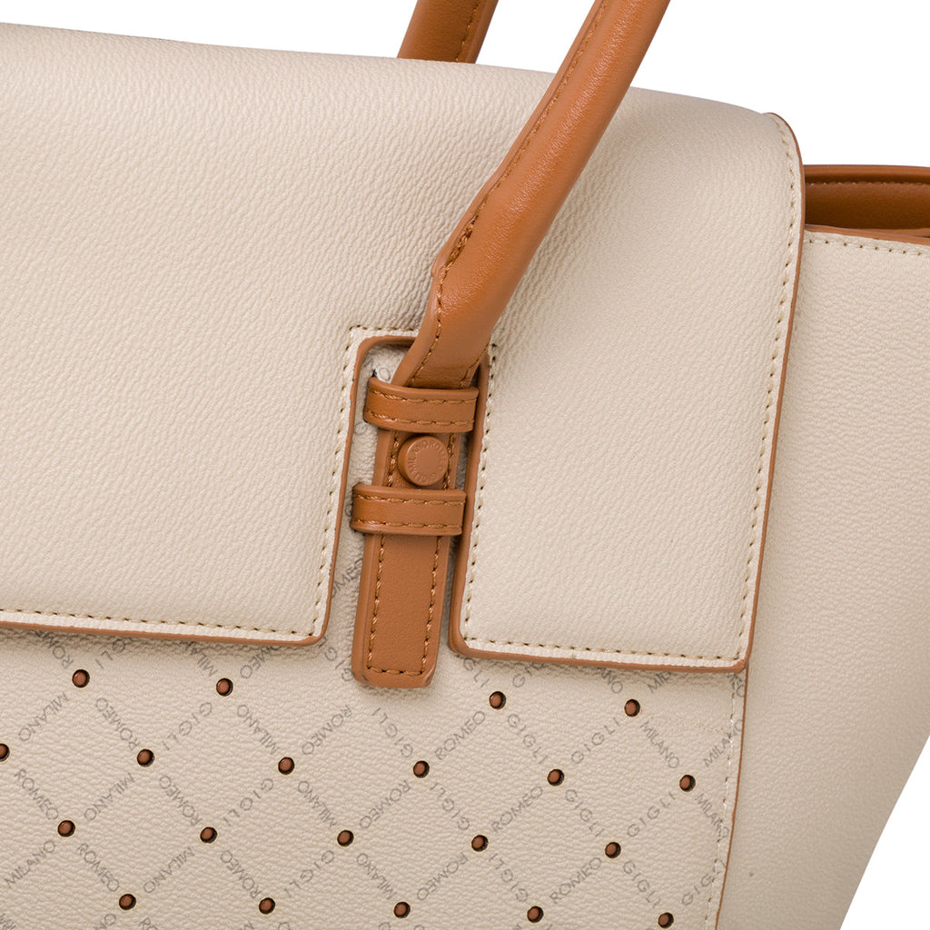 Borsa a mano beige da donna Romeo Gigli Milano Gama