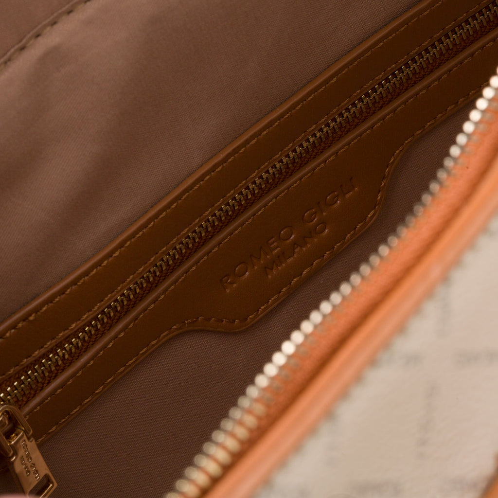 Borsa a mano beige da donna Romeo Gigli Milano Gama