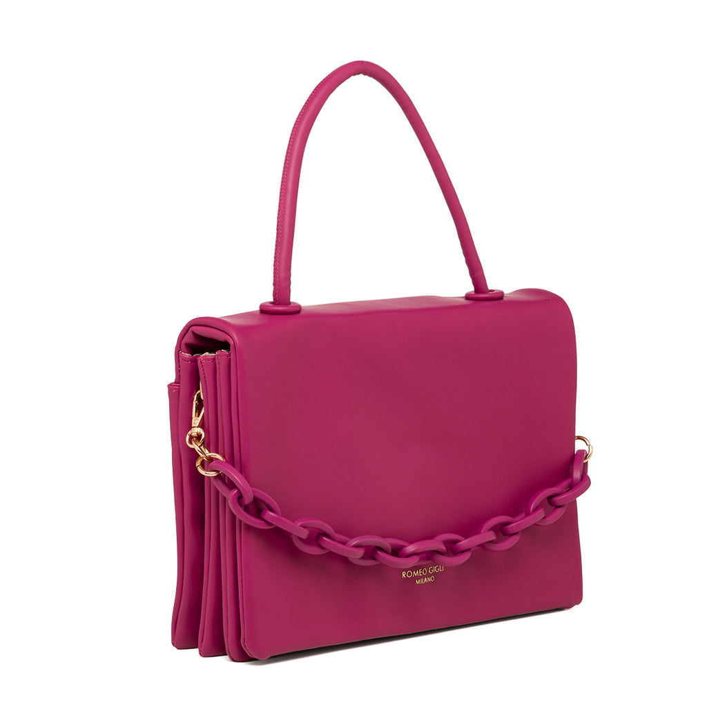 Borsa a mano fucsia da donna Romeo Gigli Milano Jill