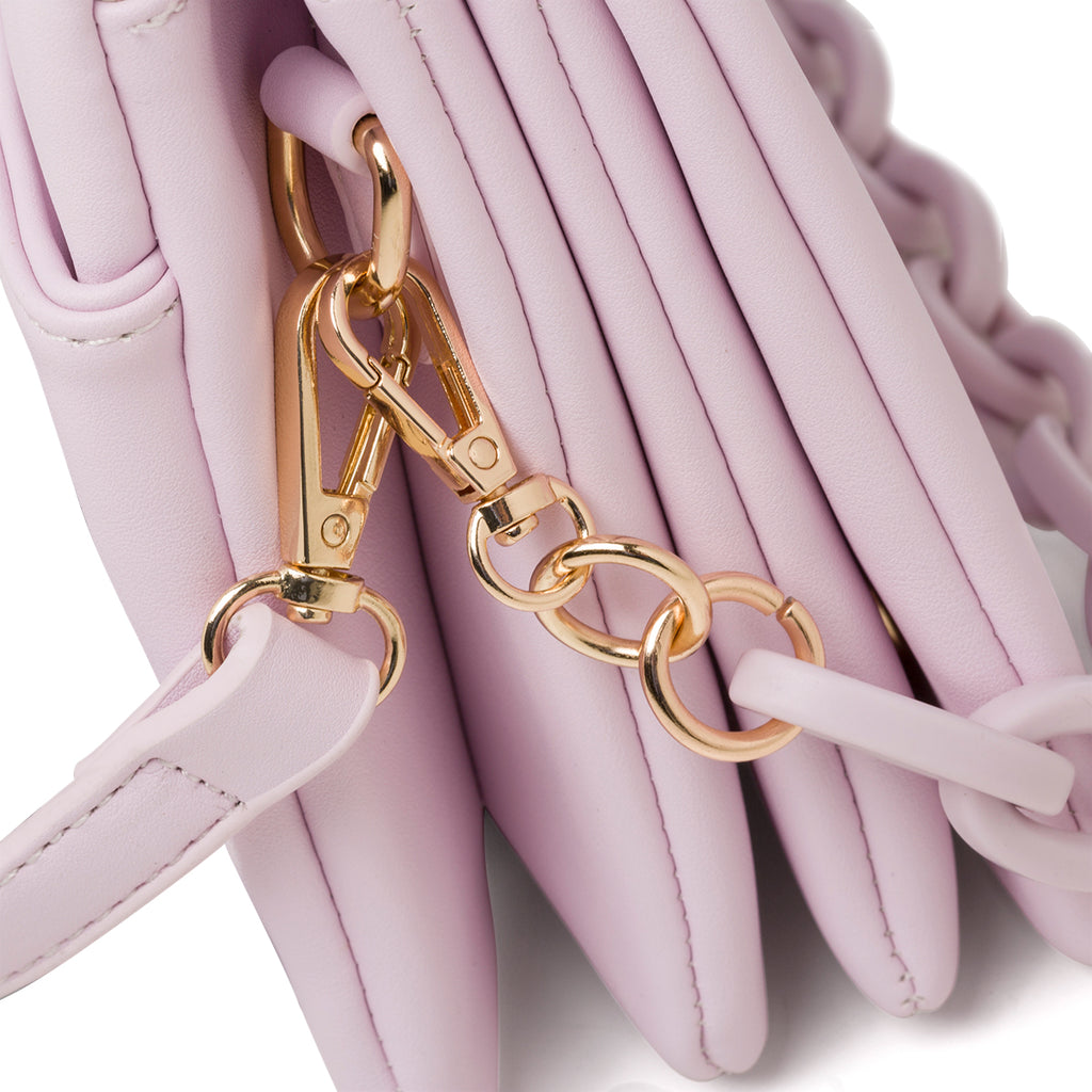 Borsa a mano lilla da donna Romeo Gigli Milano Jill