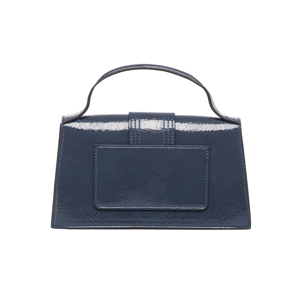 Borsa a mano grigia da donna con logo in metallo Swish Jeans