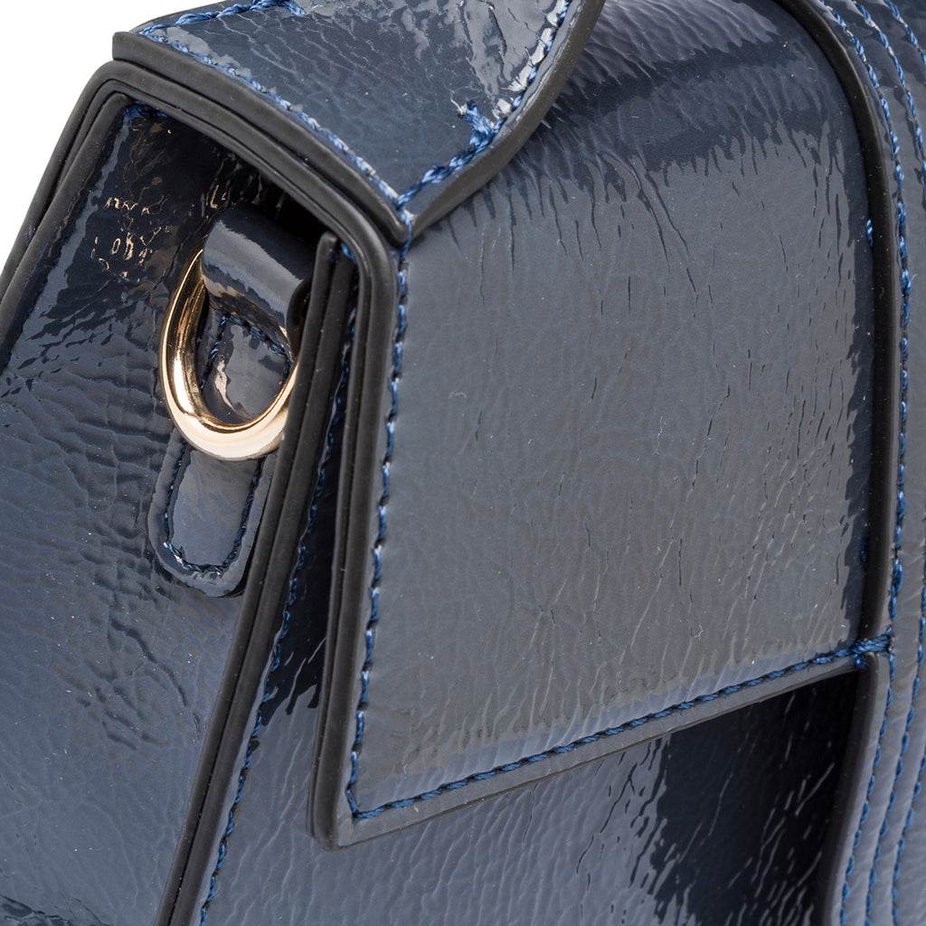 Borsa a mano grigia da donna con logo in metallo Swish Jeans