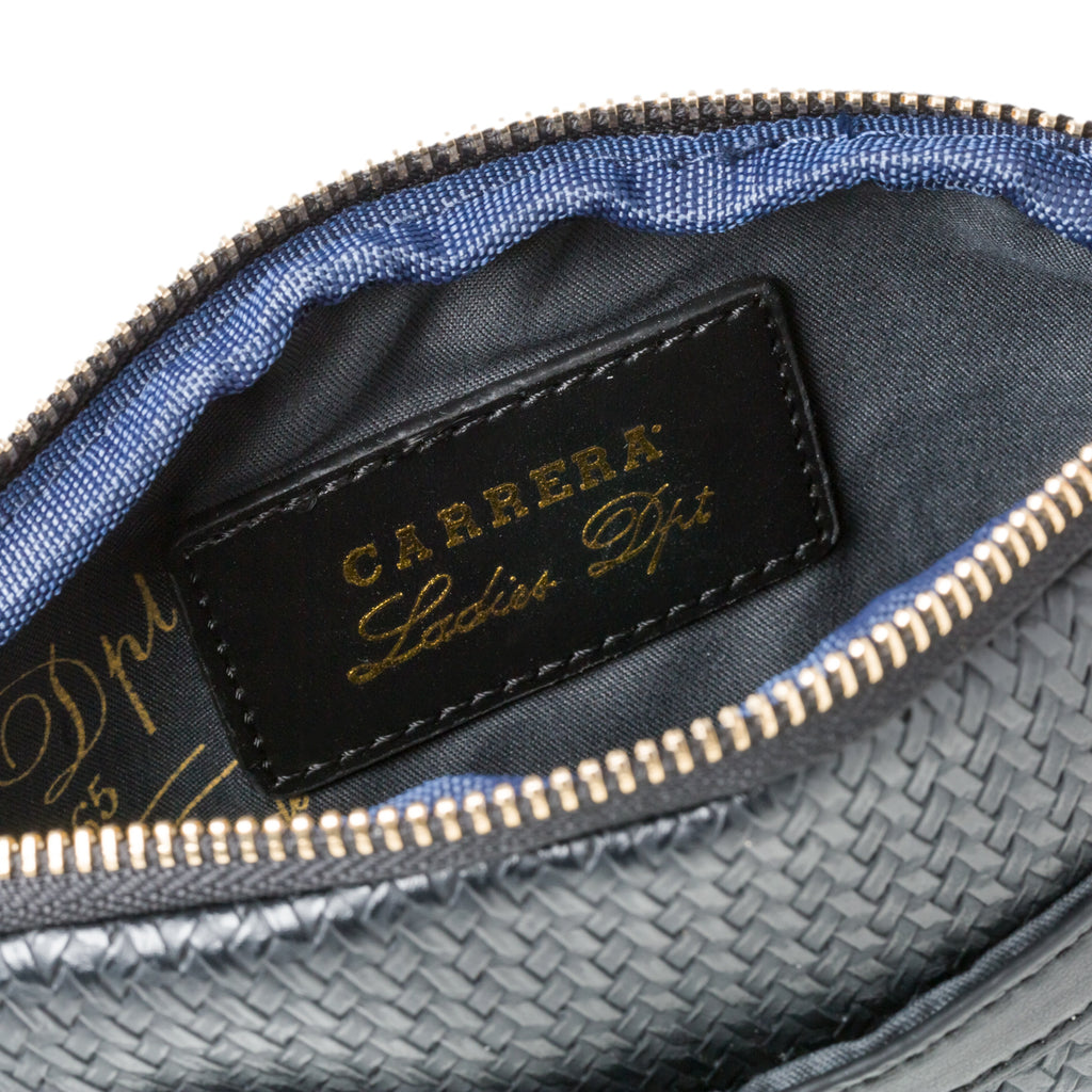 Borsa a tracolla nera effetto intrecciato Carrera Jeans Florence