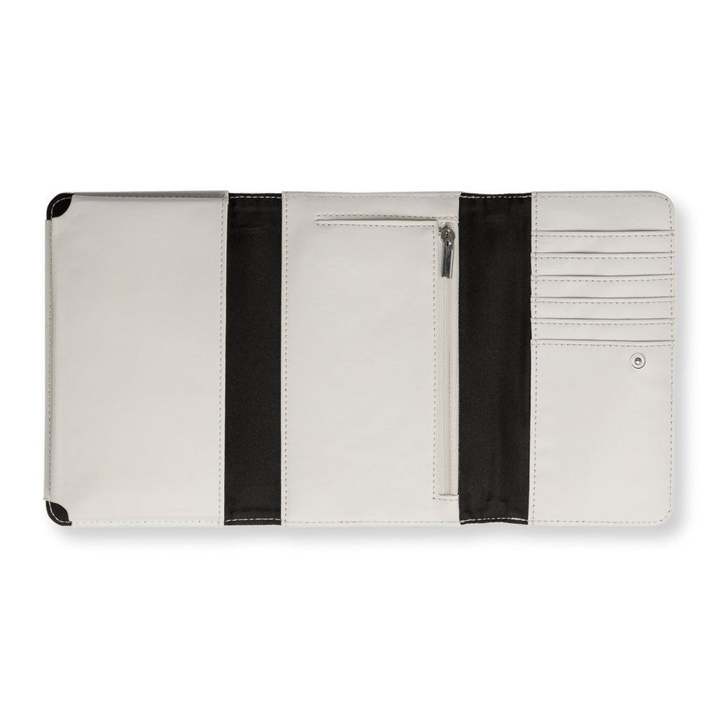 Borsa a tracolla bianca effetto traforato Lora Ferres