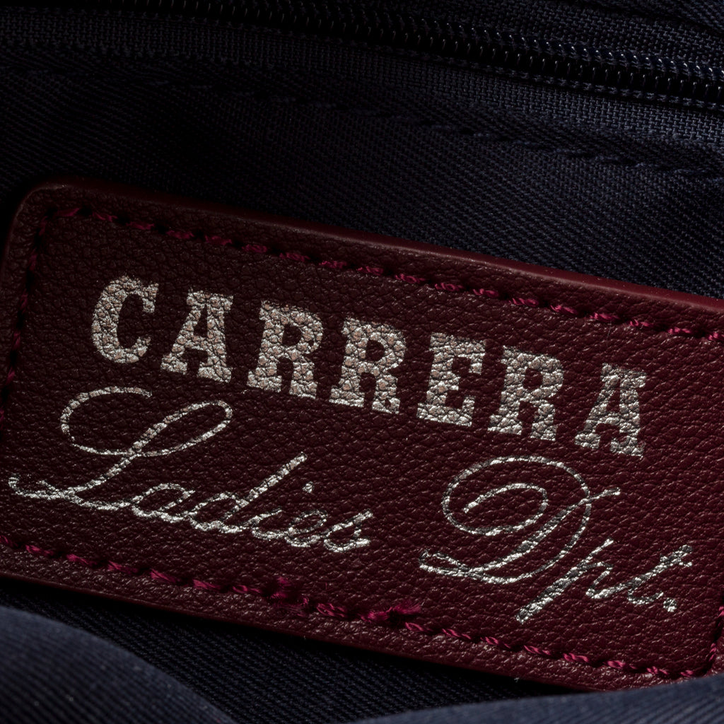 Borsa a tracolla bordeaux con piccole borchie Carrera Jeans Allie