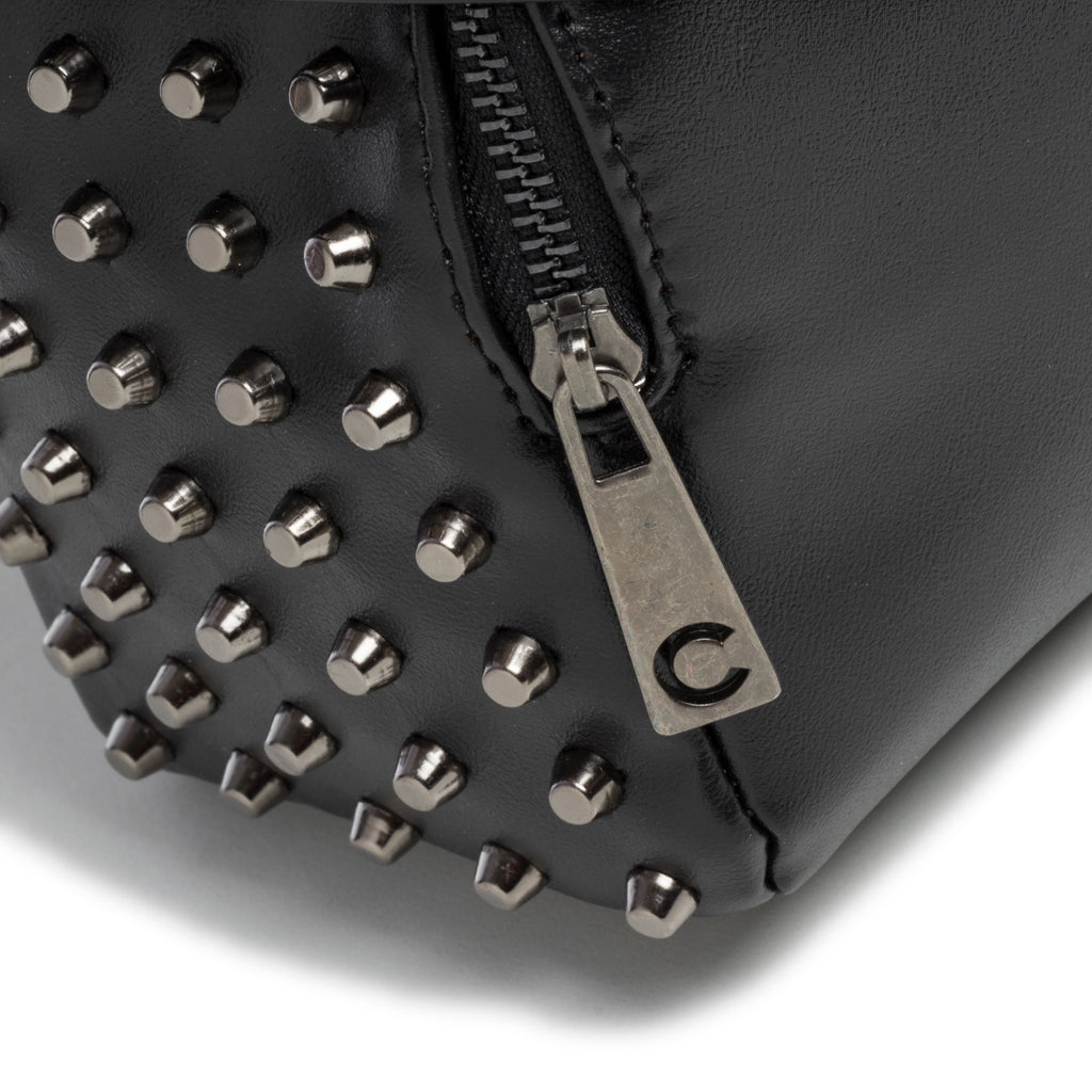 Borsa a tracolla nera con borchie Carrera Jeans Evelyn