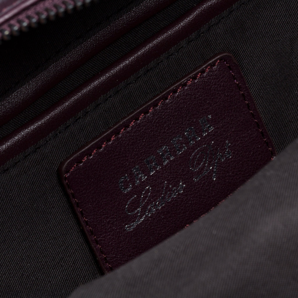 Borsa a tracolla viola con borchie Carrera Jeans Evelyn