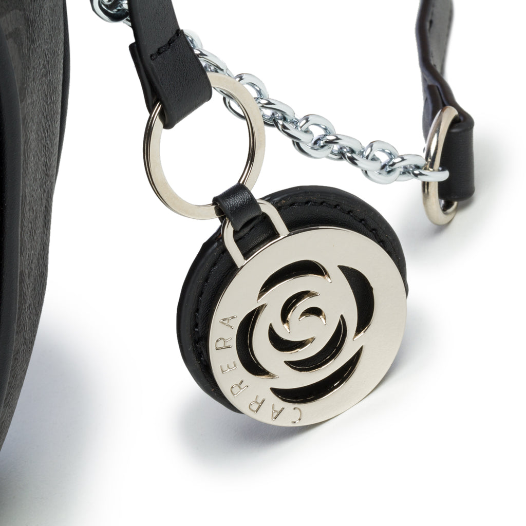 Borsa a tracolla nera a forma di cuore Carrera Jeans Audrey