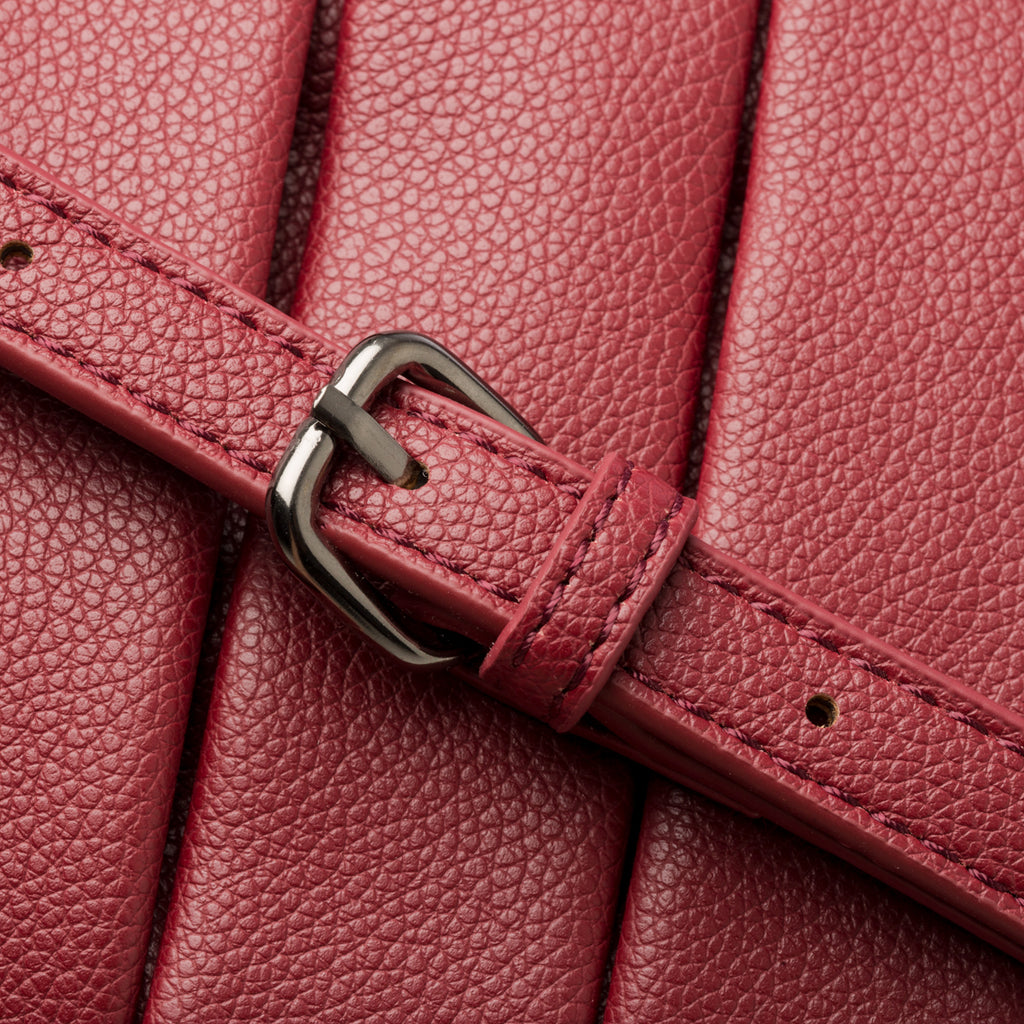 Borsa a tracolla rossa con manico a catena Lora Ferres