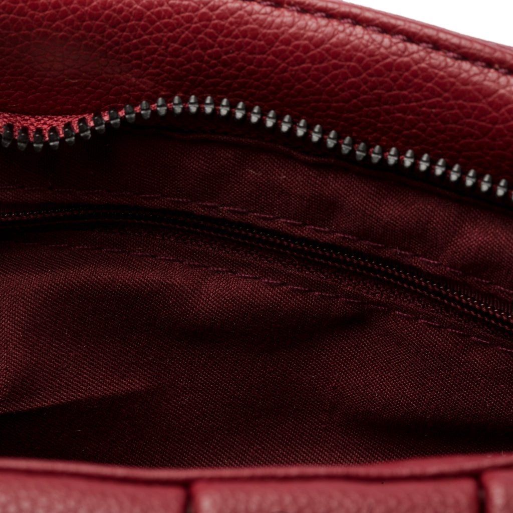 Borsa a tracolla rossa con manico a catena Lora Ferres