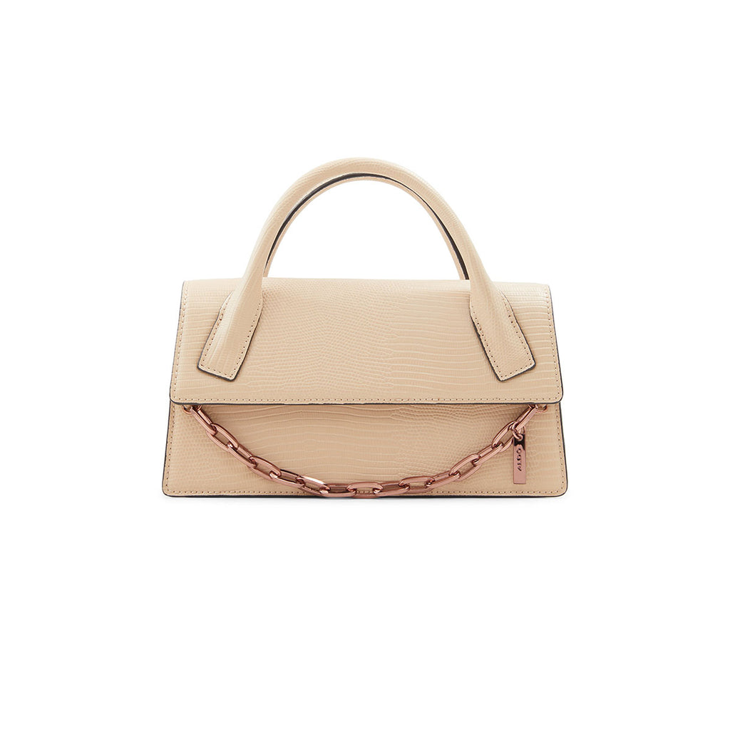 Borsa a tracolla beige con catena ALDO Buria