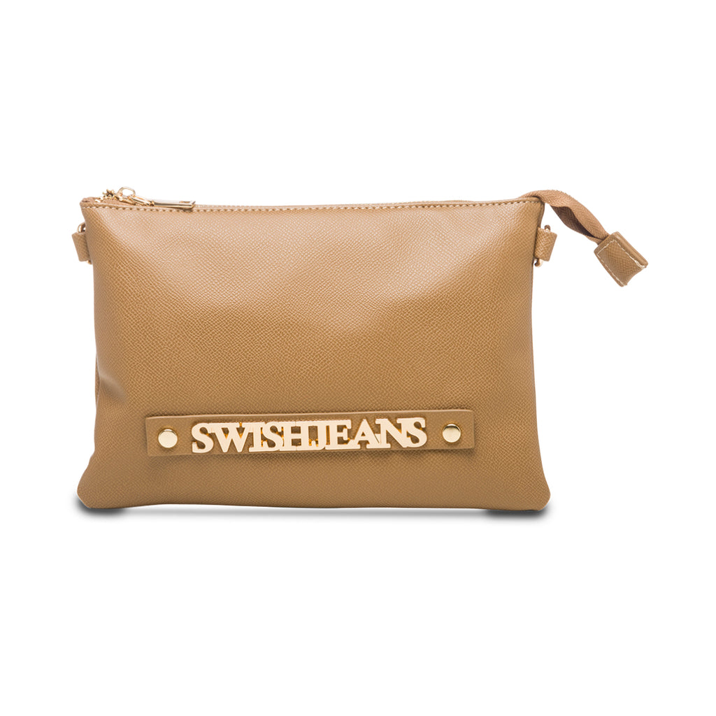 Borsa a tracolla rosa con logo frontale Swish Jeans Scorpion