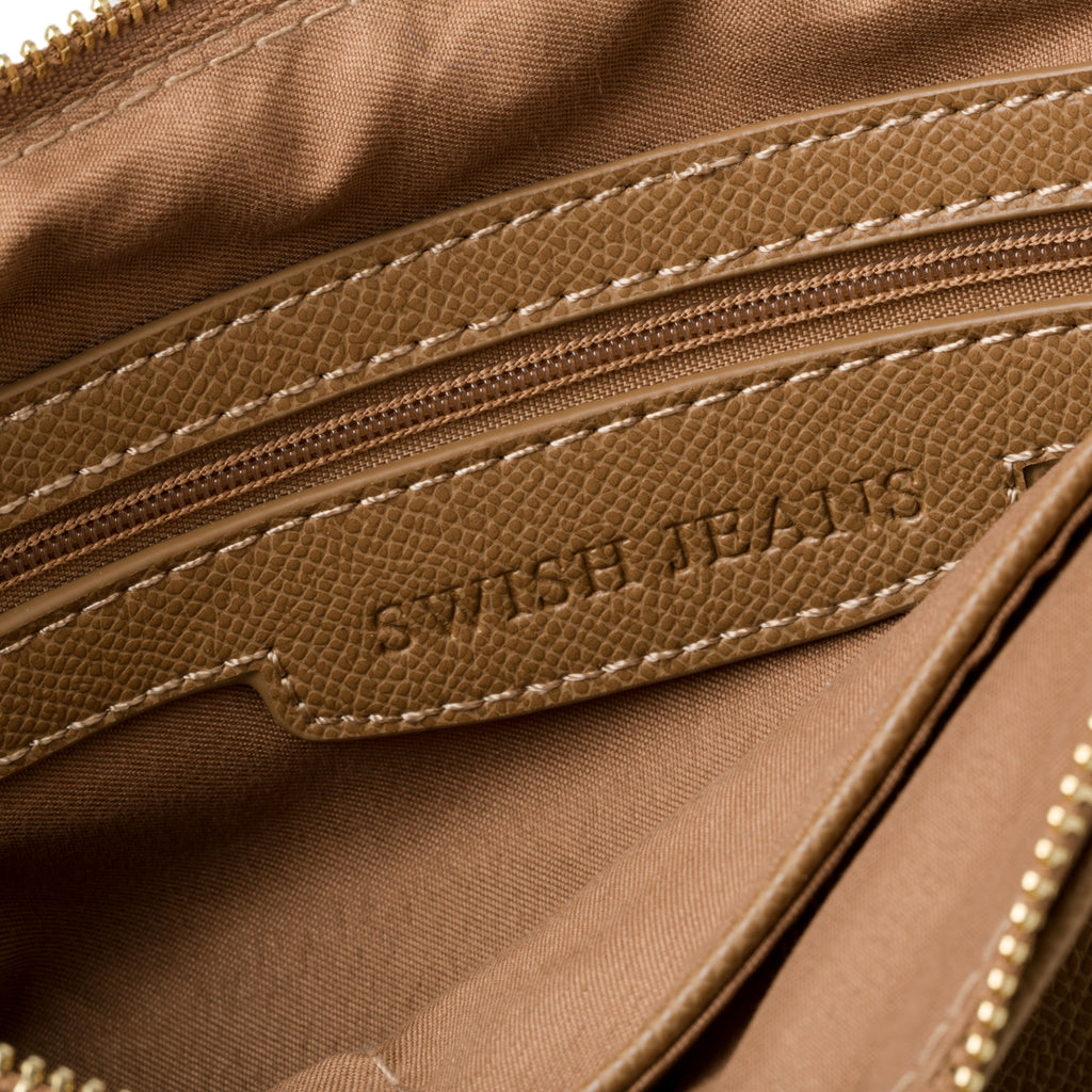 Borsa a tracolla rosa con logo frontale Swish Jeans Scorpion