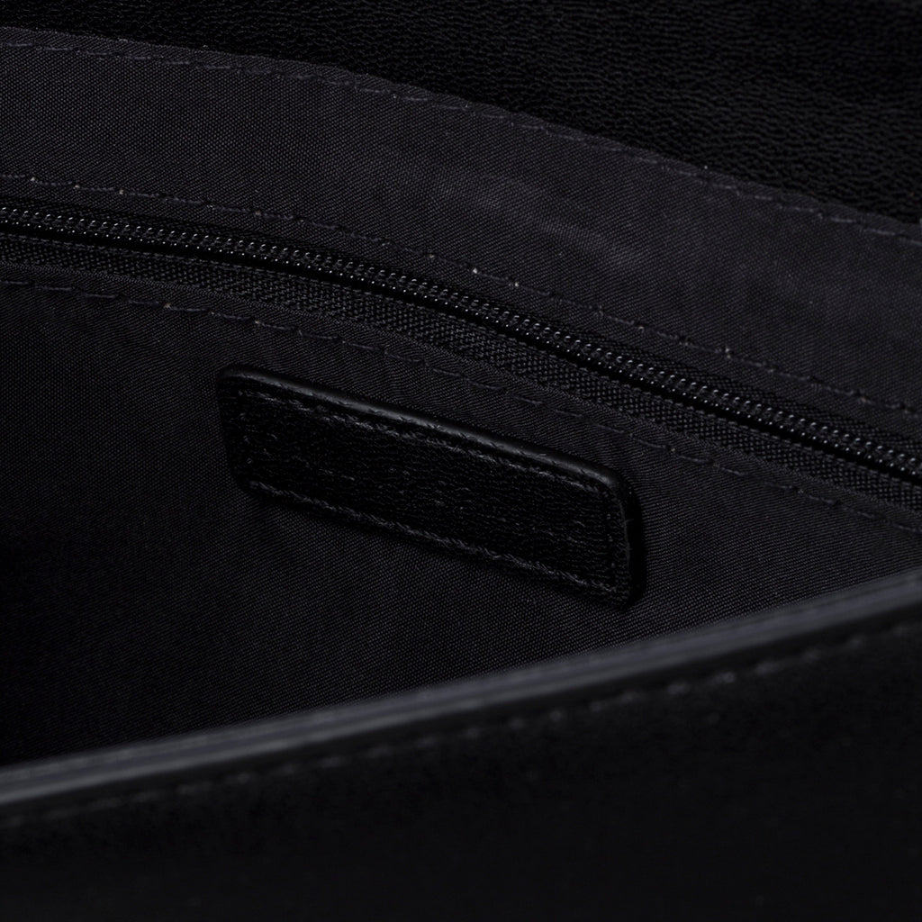 Borsa a tracolla nera in pelle vegana effetto intrecciato Call It Spring Crisscross