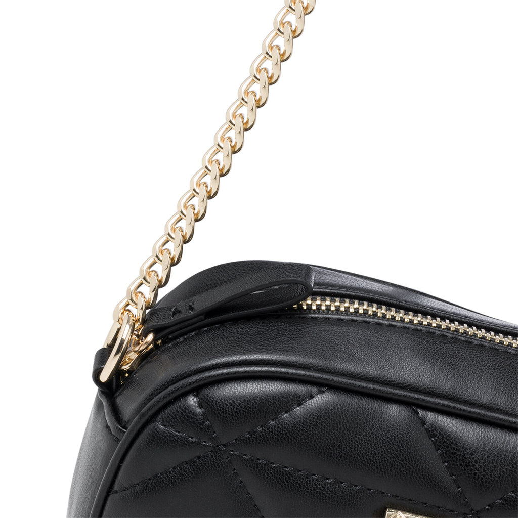 Borsa a tracolla nera in pelle vegana trapuntata Call It Spring Jools