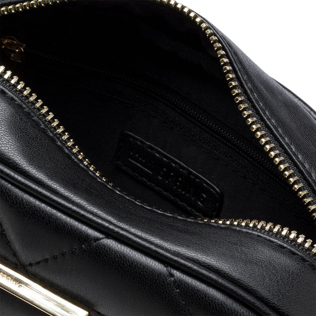 Borsa a tracolla nera in pelle vegana trapuntata Call It Spring Jools