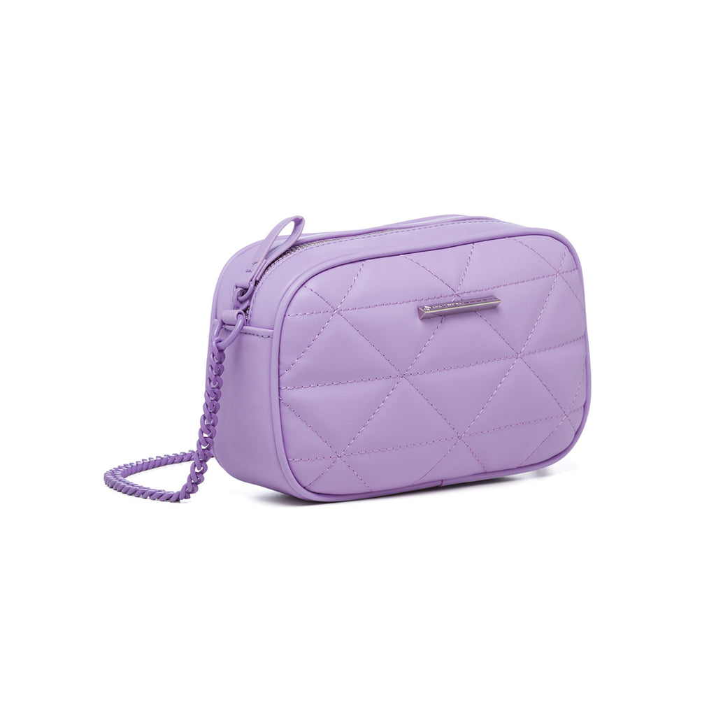 Borsa a tracolla lilla in pelle vegana trapuntata Call It Spring Jools