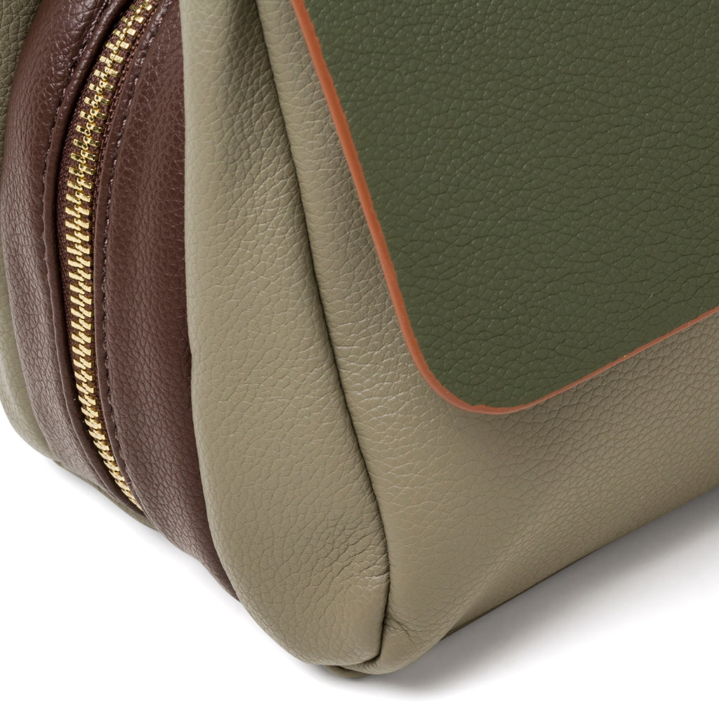 Borsa a tracolla verde da donna Romeo Gigli Milano Lucy