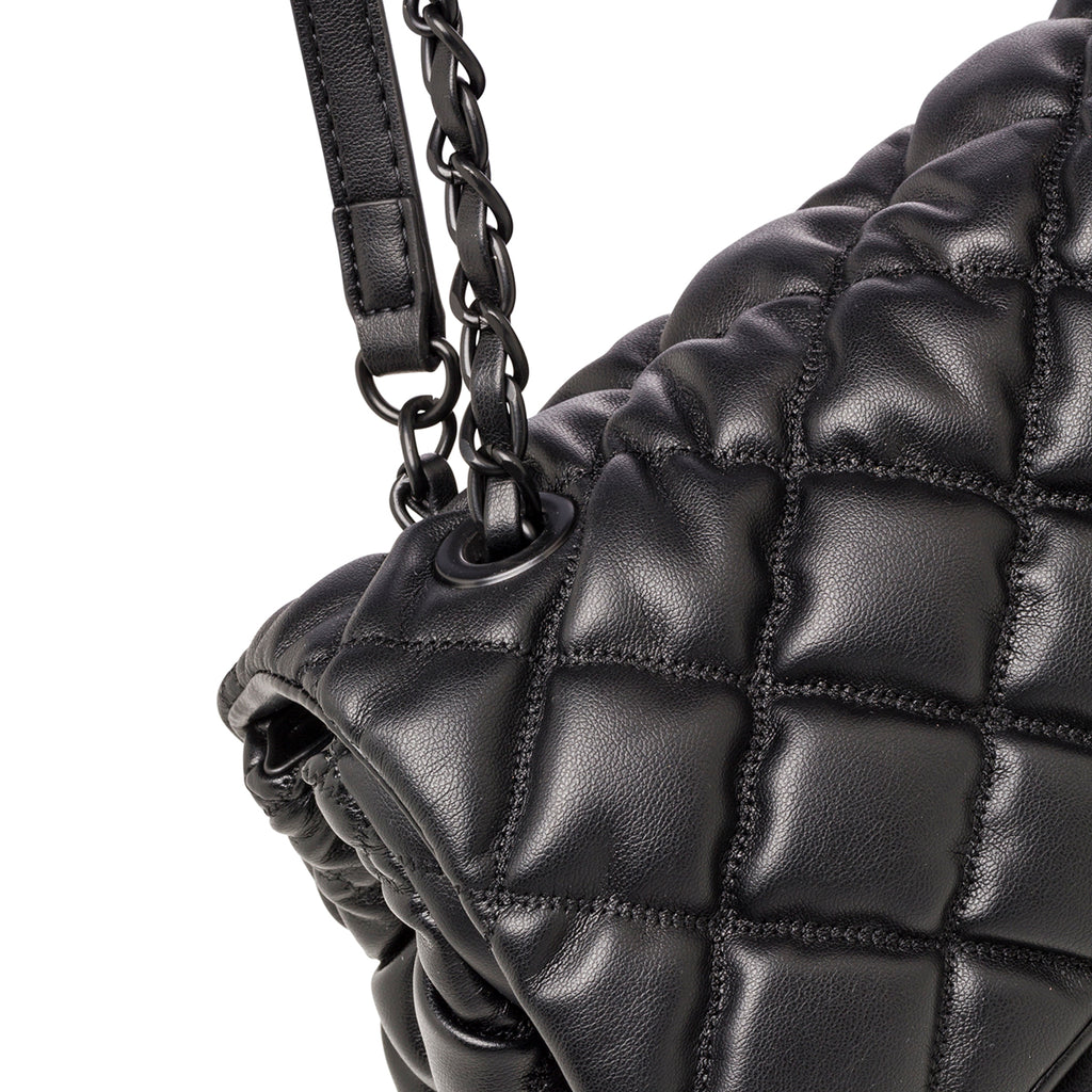 Borsa a tracolla nera trapuntata da donna ALDO Ilsa