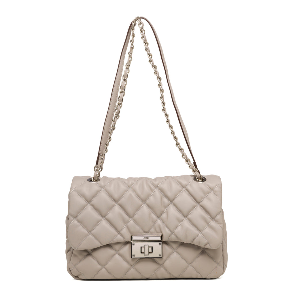 Borsa a tracolla beige trapuntata da donna ALDO Ilsa