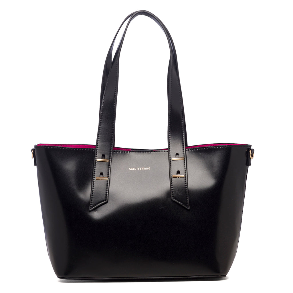 Borsa a tracolla nera da donna in pelle vegana Call It Spring Rubi