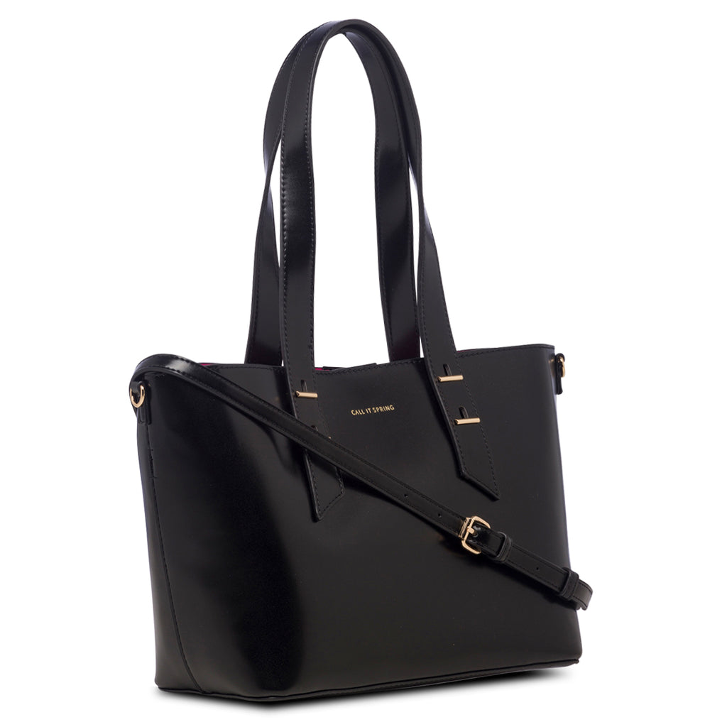 Borsa a tracolla nera da donna in pelle vegana Call It Spring Rubi