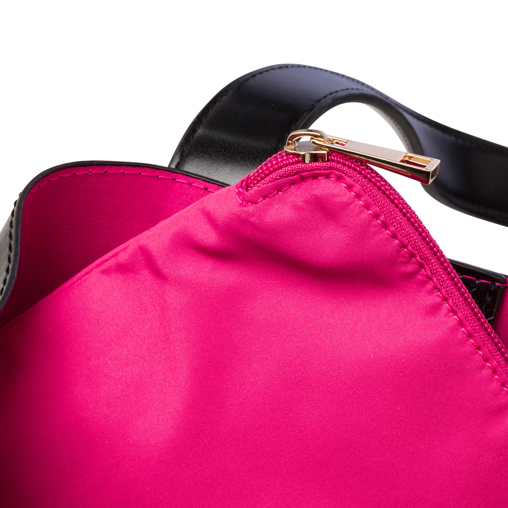 Borsa a tracolla nera da donna in pelle vegana Call It Spring Rubi