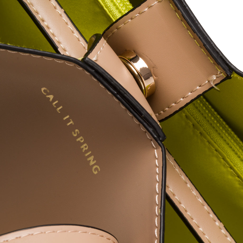 Borsa a tracolla beige da donna in pelle vegana Call It Spring Rubi