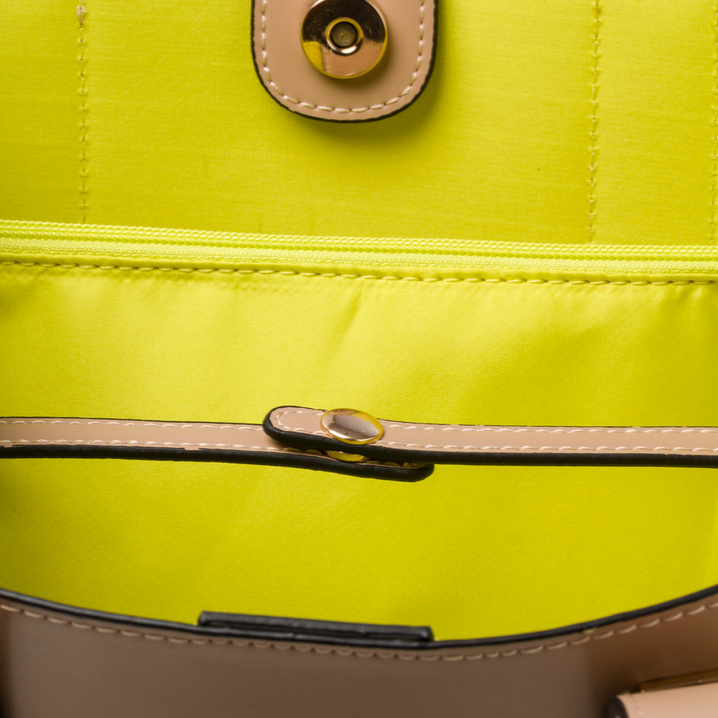 Borsa a tracolla beige da donna in pelle vegana Call It Spring Rubi