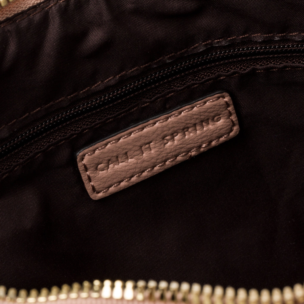 Borsa a tracolla rosa da donna in pelle vegana trapuntata Call It Spring Trista