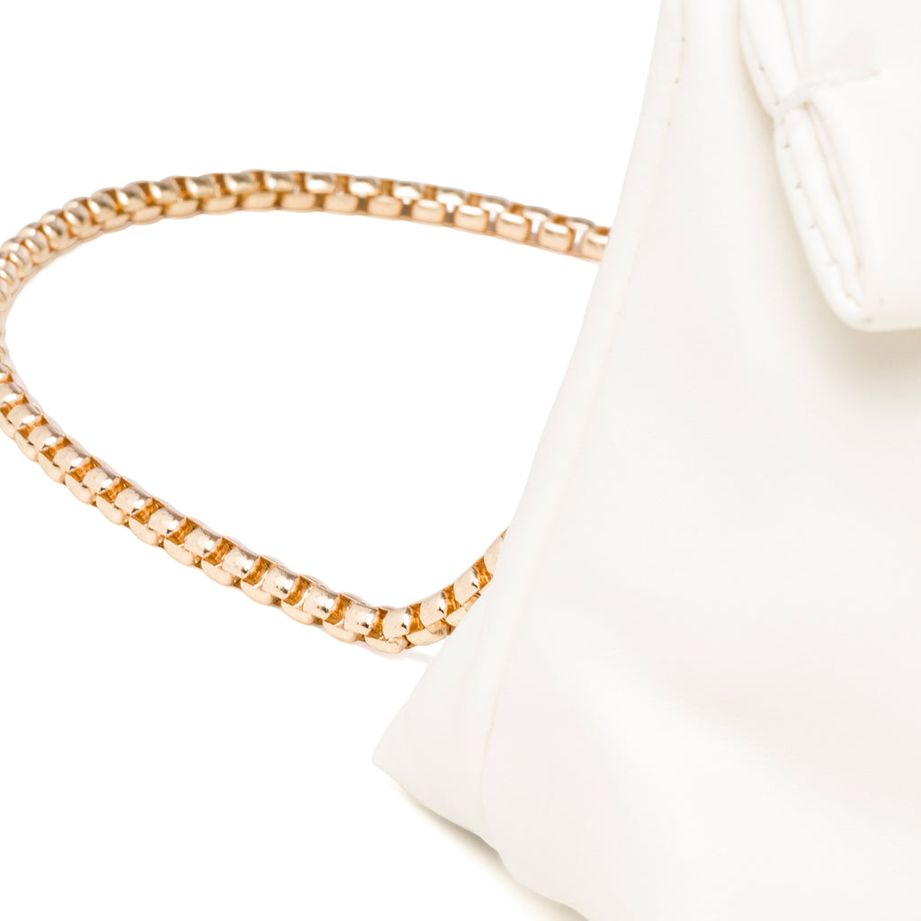 Borsa a tracolla bianca da donna Lora Ferres