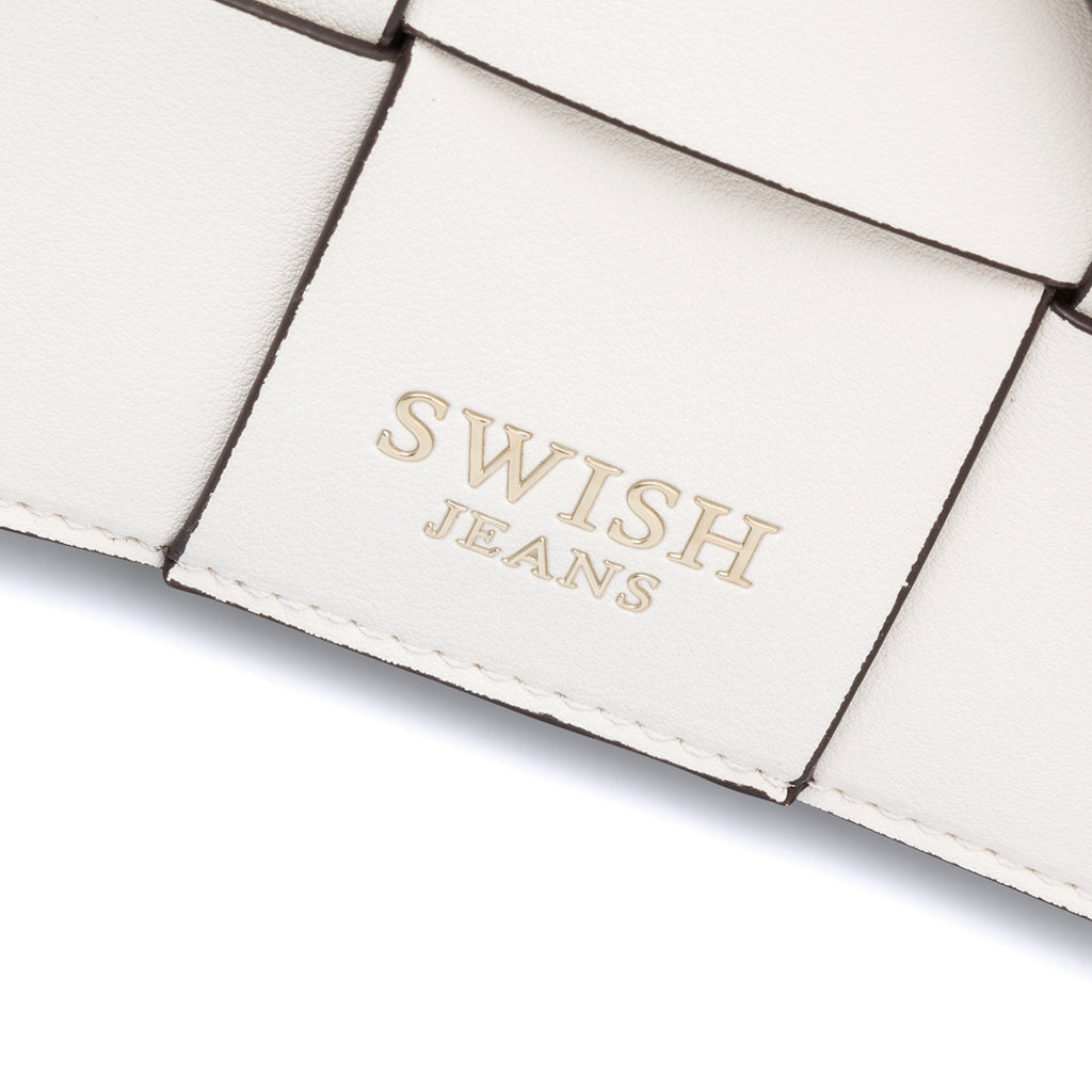 Borsa a tracolla bianca da donna Swish Jeans Aria