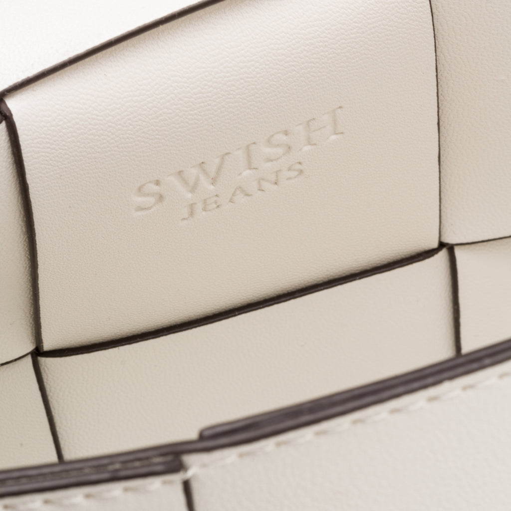 Borsa a tracolla bianca da donna Swish Jeans Aria