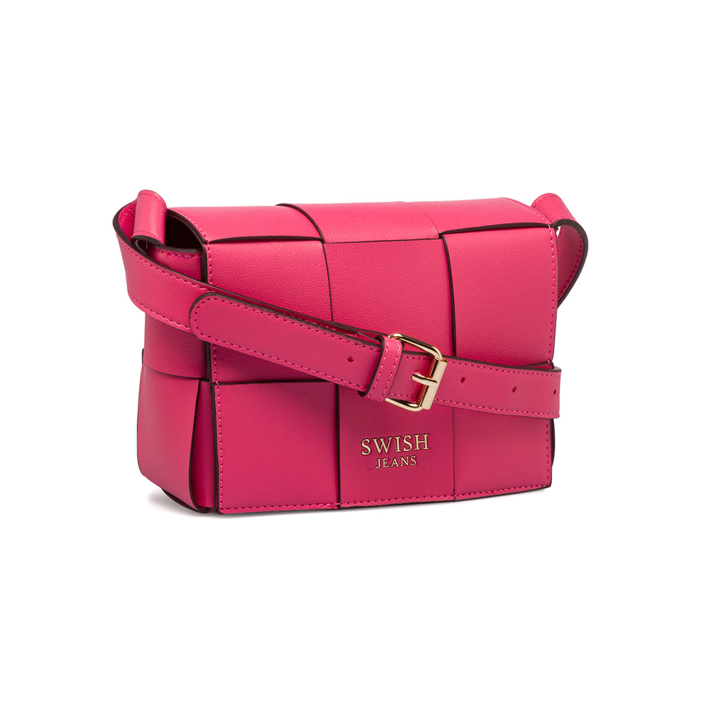 Borsa a tracolla fucsia da donna Swish Jeans Aria