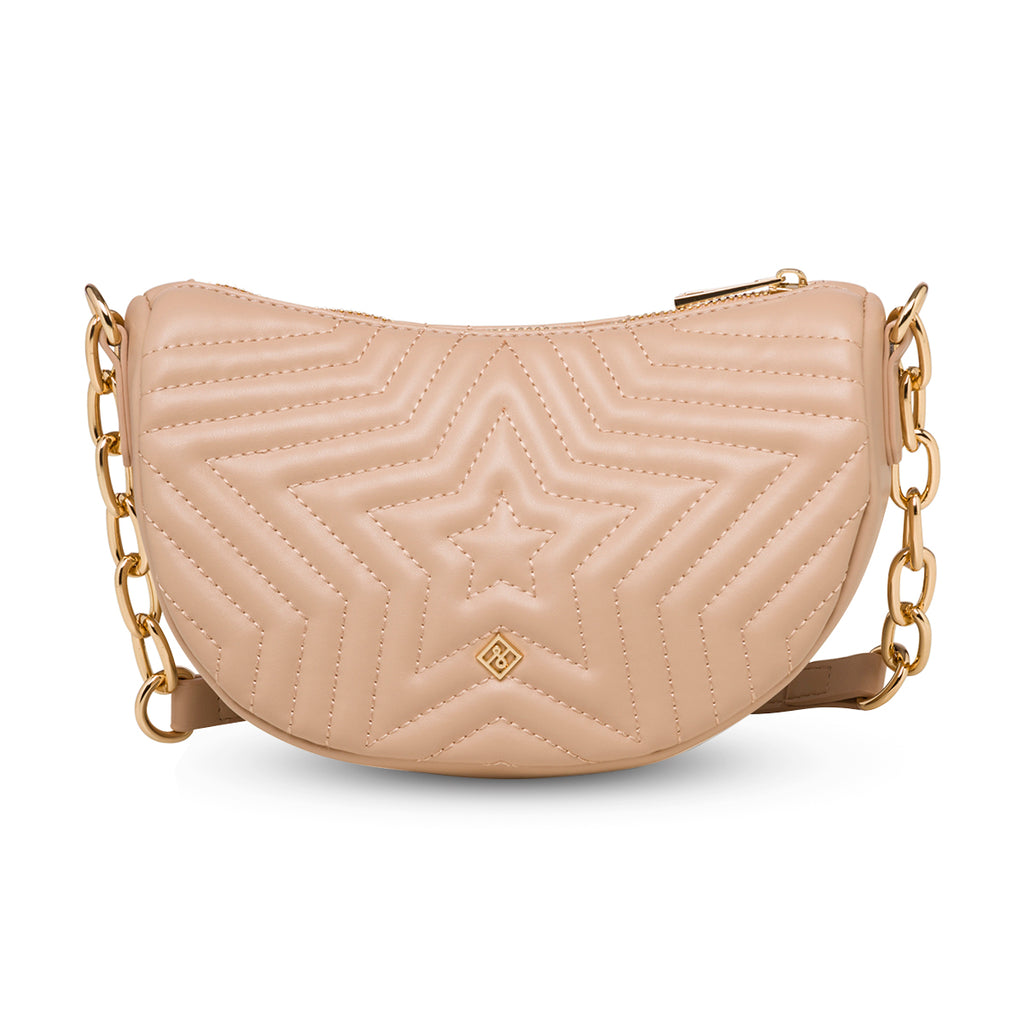 Borsa trapuntata beige da donna Call It Spring Chic Life