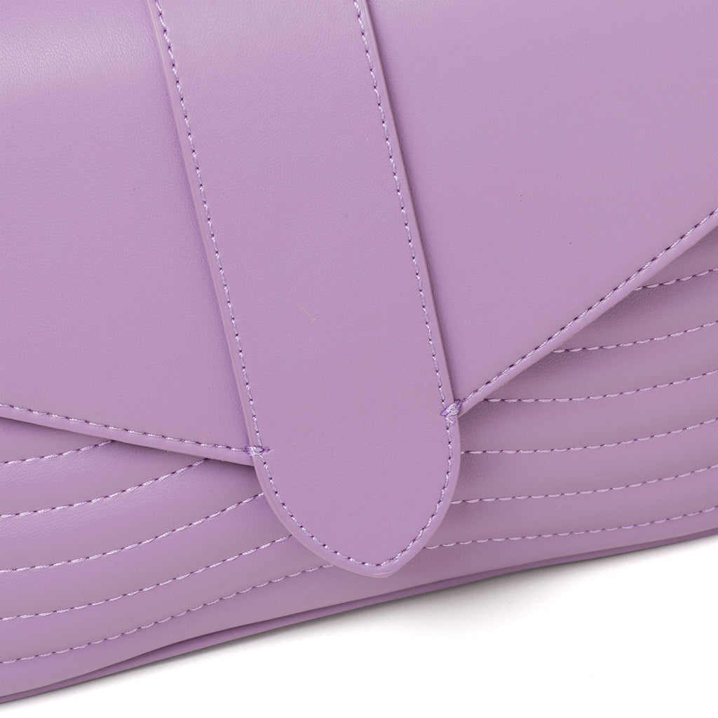 Borsa trapuntata lilla da donna con tracolla a catena Call It Spring Luldan