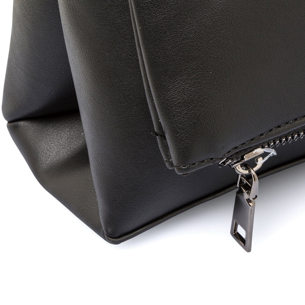 Borsa a tracolla nera da donna con piccole borchie Swish Jeans