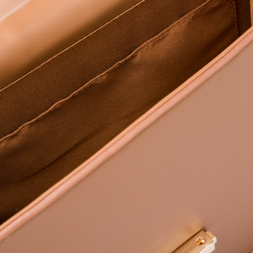 Borse marrone da donna con tracolla a catena Lora Ferres