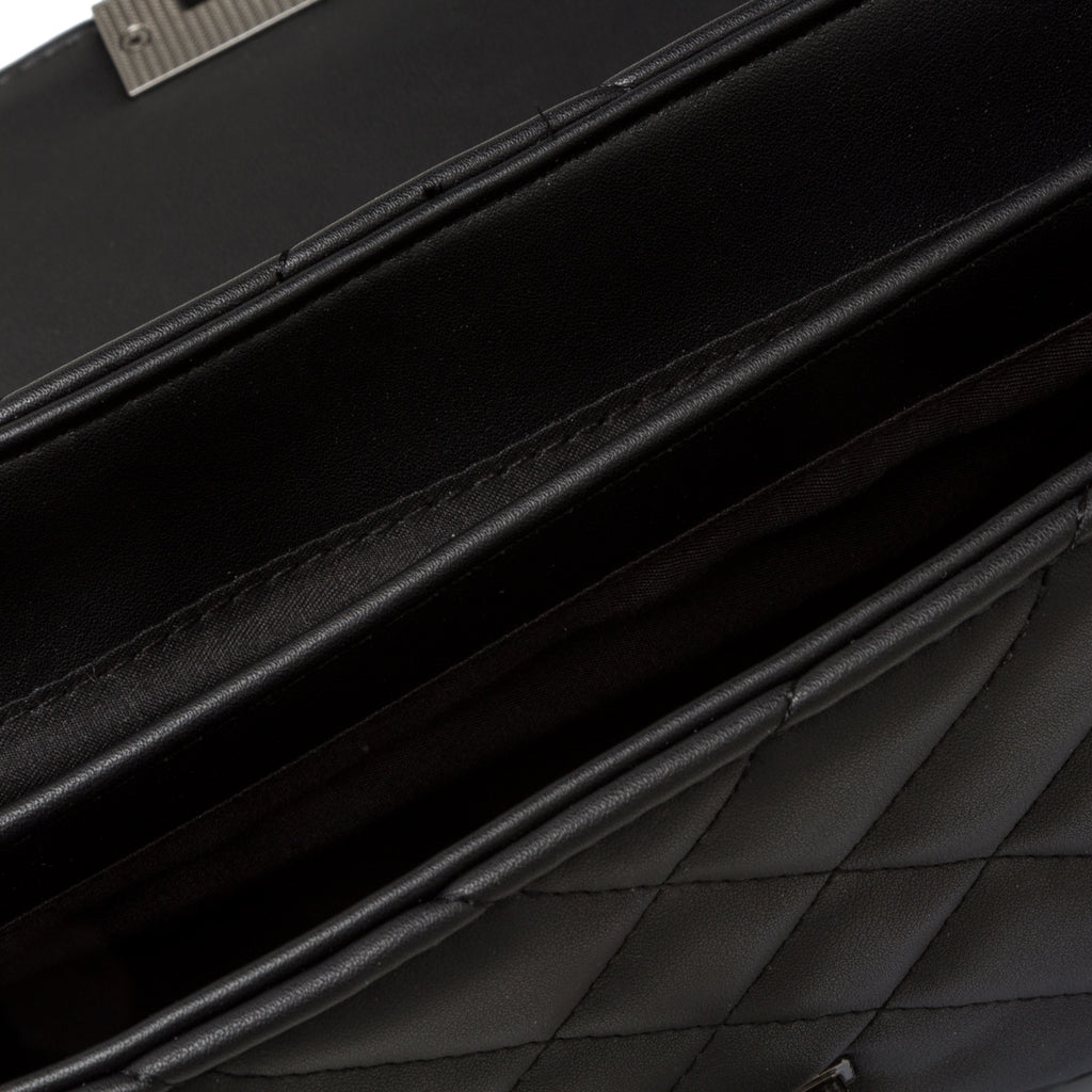 Borsa nera da donna con tracolla a catena lora Ferres