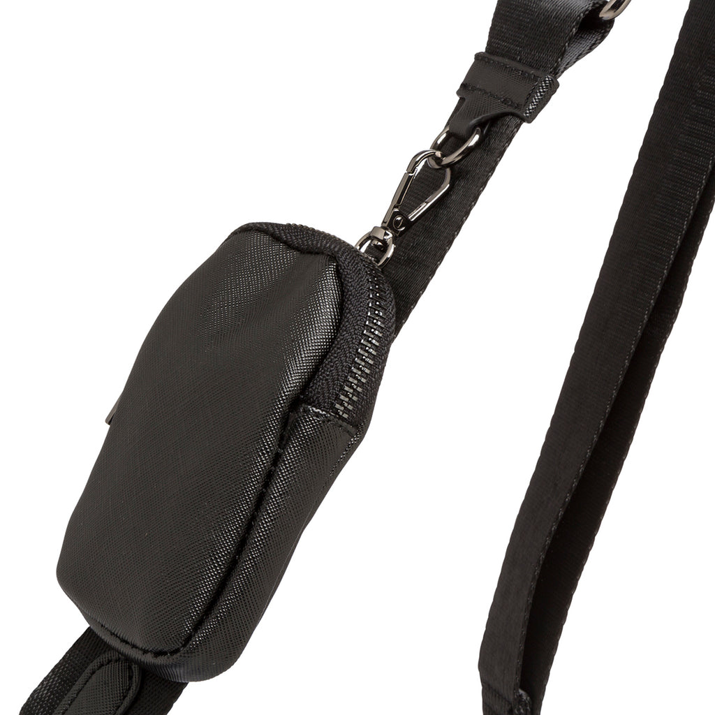 Borsa nera da donna con tracolla a catena lora Ferres