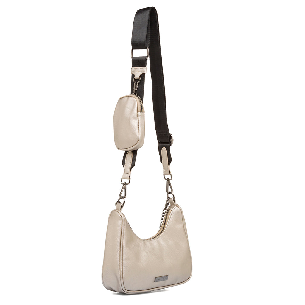 Borsa argento da donna con tracolla a catena lora Ferres