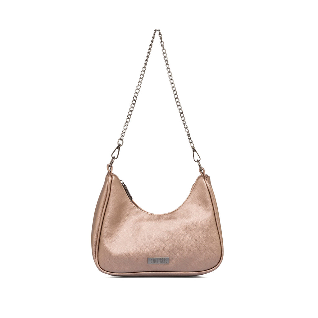 Borsa oro rosa da donna con tracolla a catena lora Ferres
