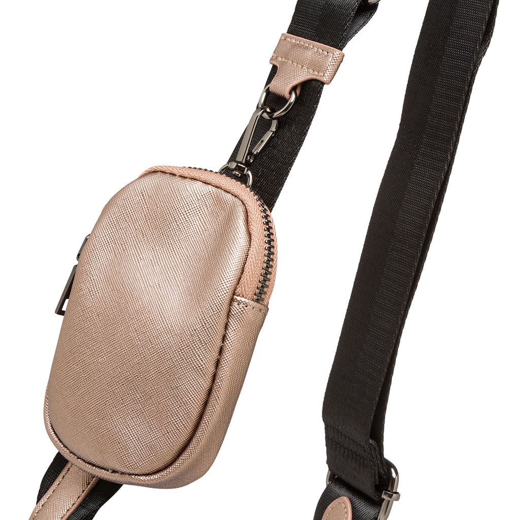 Borsa oro rosa da donna con tracolla a catena lora Ferres