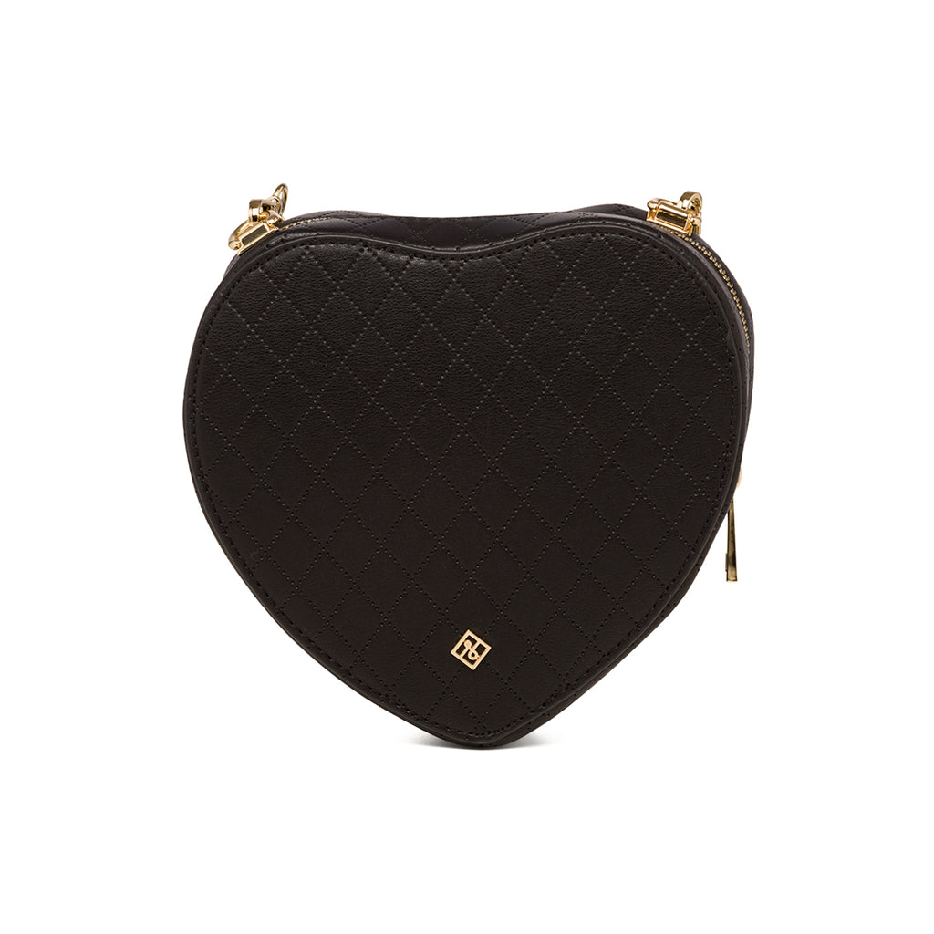 Borsa nera da donna con tracolla in metallo Call It Spring Lilheart